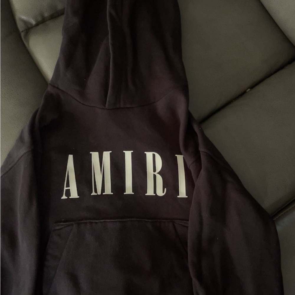 Amiri Black Hoodie